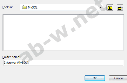 ��� ���������� ������ MySQL ��� windows vista, 7. �������� �����
