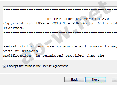 ��� ���������� PHP ��� windows vista, 7. �����������