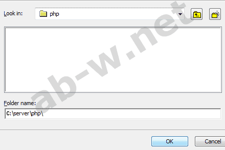 ��� ���������� PHP ��� windows vista, 7. �������� �����